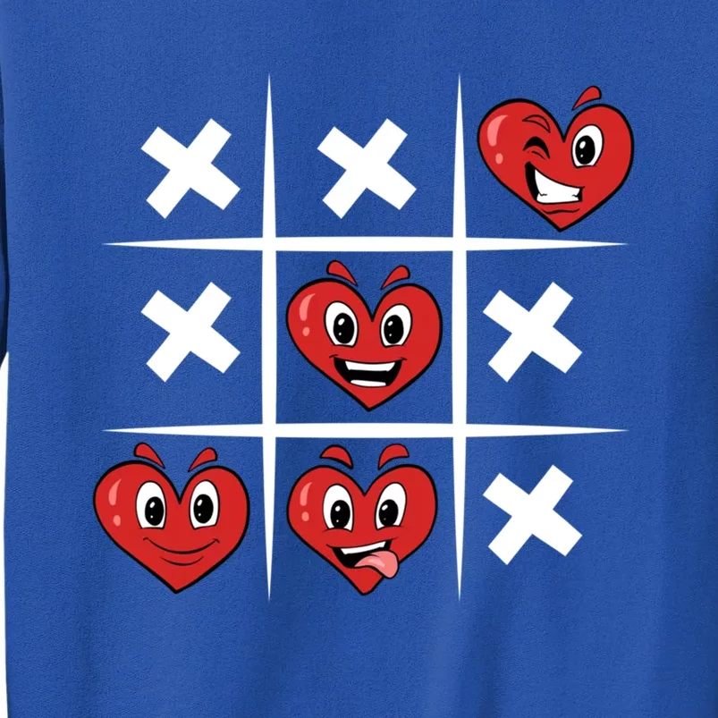 Tictactoe Love Always Wins Hearts Great Gift Sweatshirt