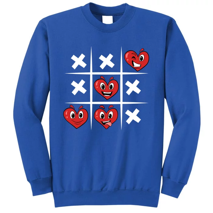 Tictactoe Love Always Wins Hearts Great Gift Sweatshirt