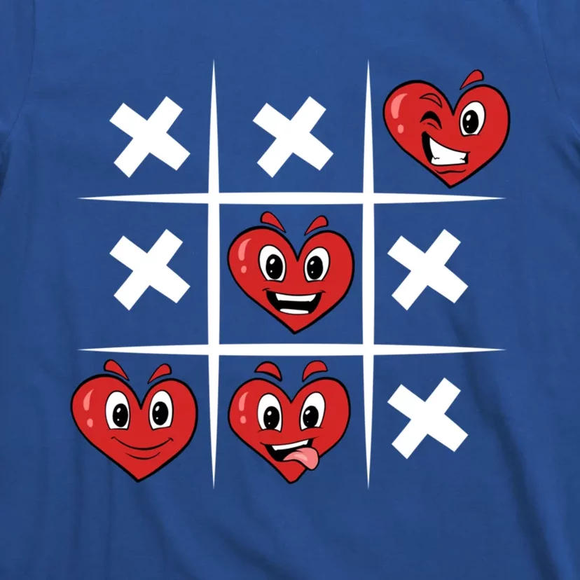 Tictactoe Love Always Wins Hearts Great Gift T-Shirt