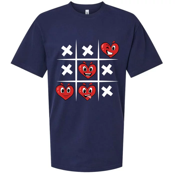 Tictactoe Love Always Wins Hearts Great Gift Sueded Cloud Jersey T-Shirt