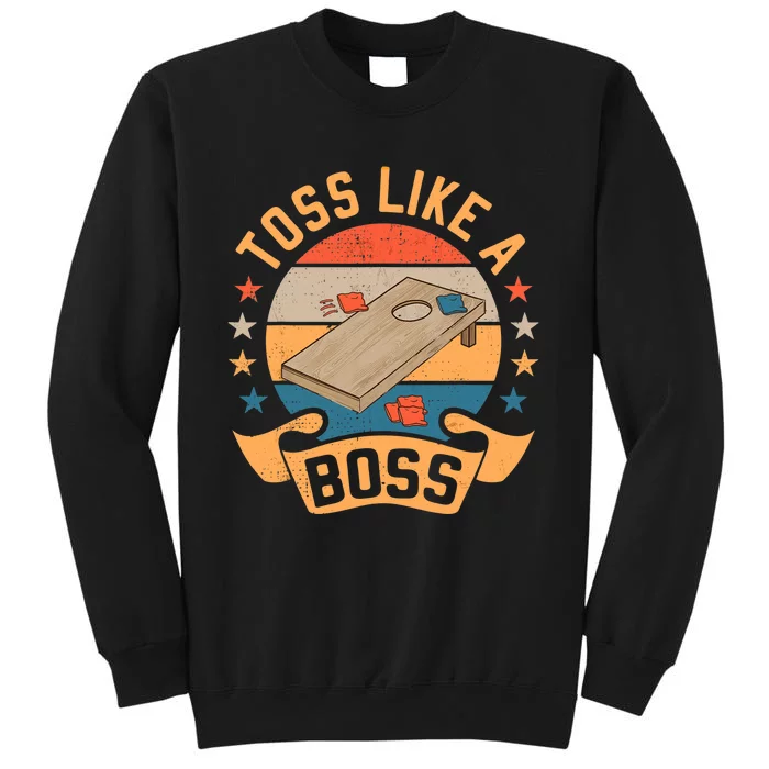 Toss Like A Boss Cornhole Champion Bean Bag Toss Game Sweatshirt