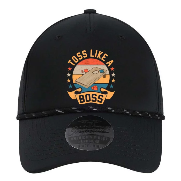 Toss Like A Boss Cornhole Champion Bean Bag Toss Game Performance The Dyno Cap