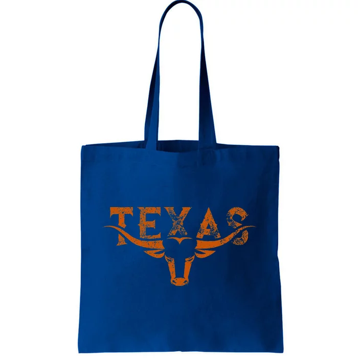 Texas Longhorn Austin Pride Texas Longhorn Bull Horn Tote Bag