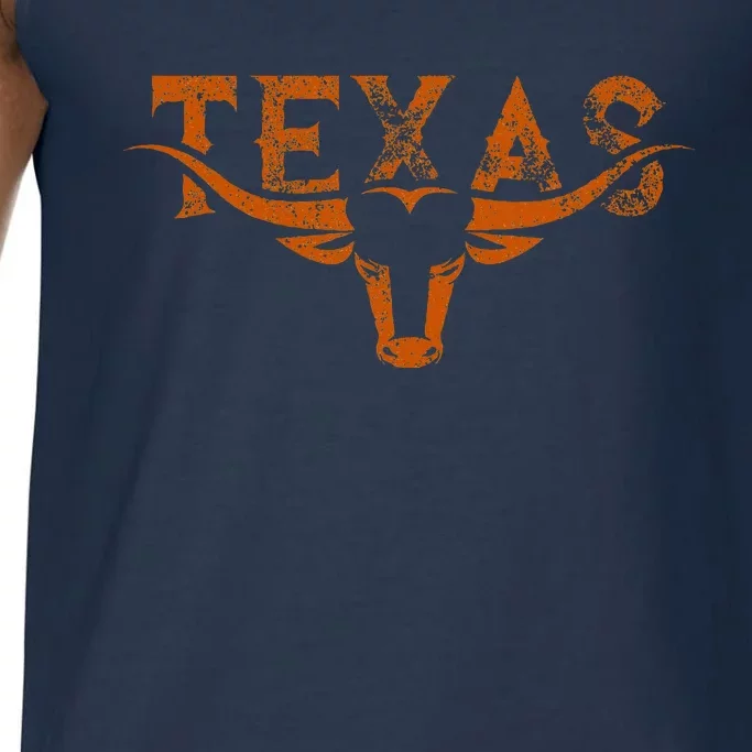 Texas Longhorn Austin Pride Texas Longhorn Bull Horn Comfort Colors® Tank Top