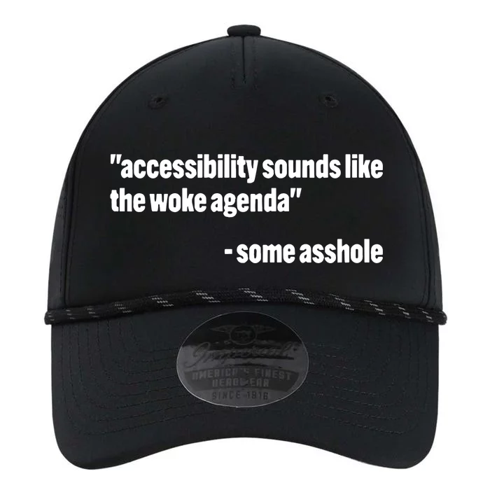 Todd Libby Accessibility Sounds Like The Woke Agenda Some Asshole Performance The Dyno Cap