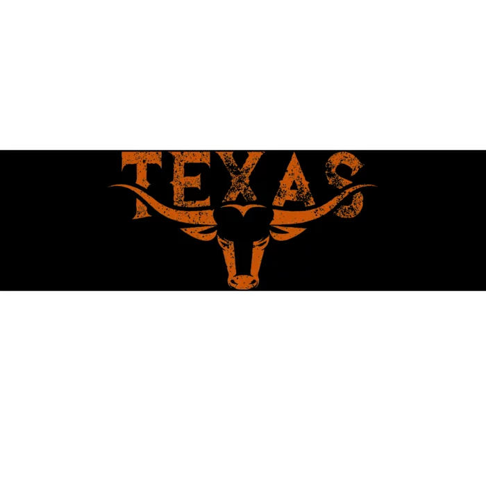 Texas Longhorn Austin Pride Texas Longhorn Bull Horn Bumper Sticker