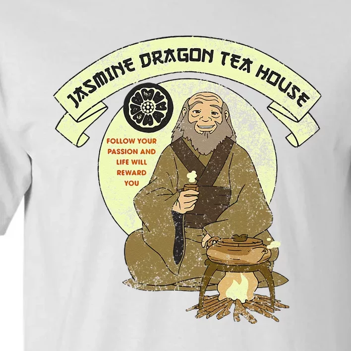 The Last Airbender Iroh Jasmine Dragon Tea House Tall T-Shirt