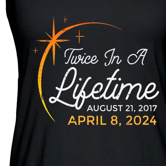 Twice Lifetime August 2017 April 2024 Eclipse Ladies Essential Flowy Tank