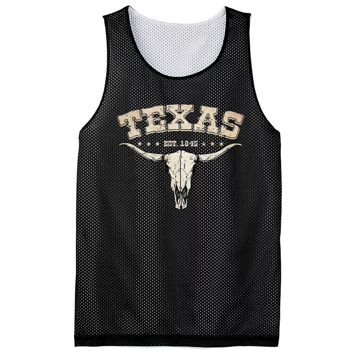 Texas Longhorn Austin Pride Vintage Beauty Design Mesh Reversible Basketball Jersey Tank