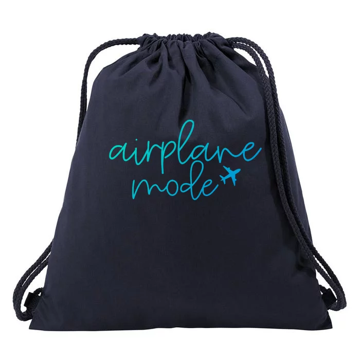 Travel Lover Airplane Mode Airplane Mode Adventure Meaningful Gift Drawstring Bag