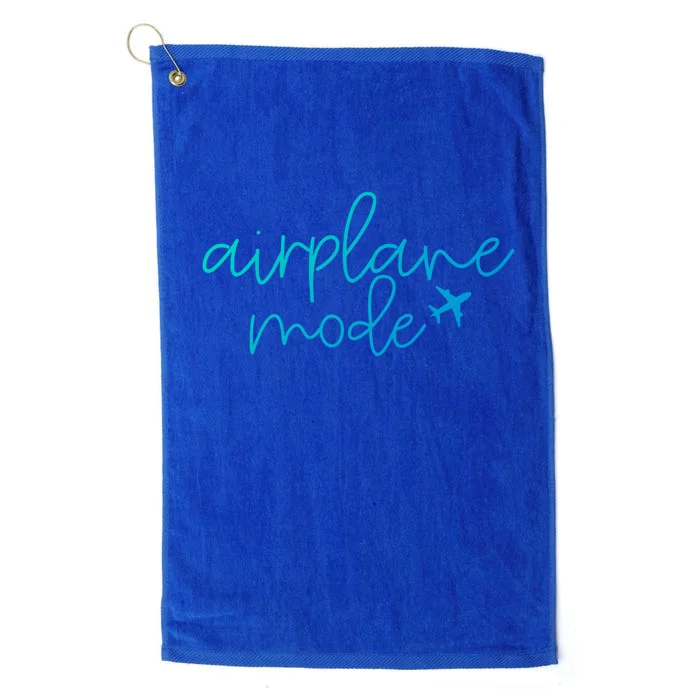 Travel Lover Airplane Mode Airplane Mode Adventure Meaningful Gift Platinum Collection Golf Towel