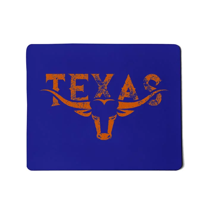 Texas Longhorn Austin Pride Texas Longhorn Bull Horn Mousepad