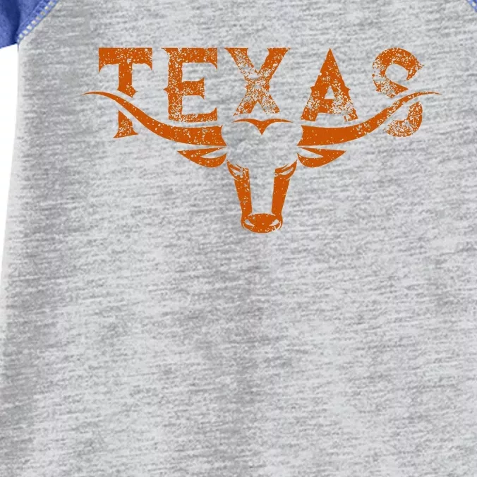 Texas Longhorn Austin Pride Texas Longhorn Bull Horn Infant Baby Jersey Bodysuit