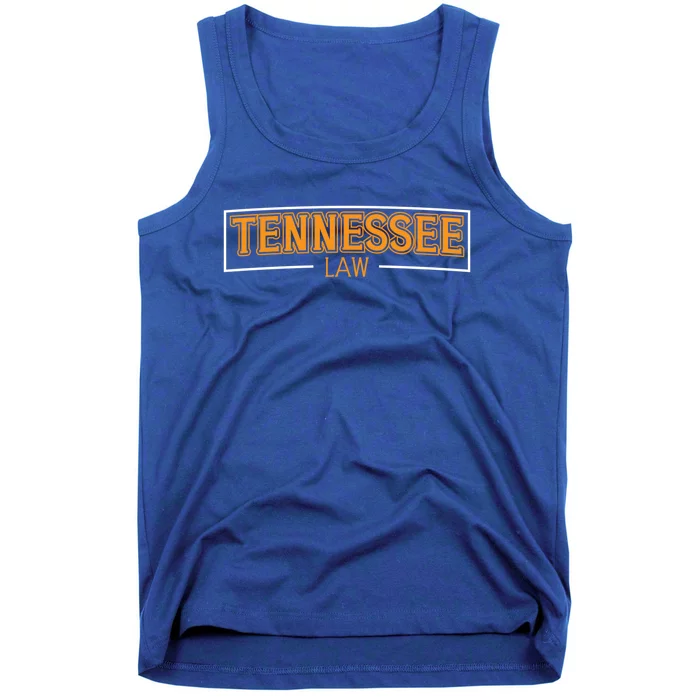 Tennessee Law Attorney Funny Gift Lawyer College Bar Graduate Funny Gift Tank Top