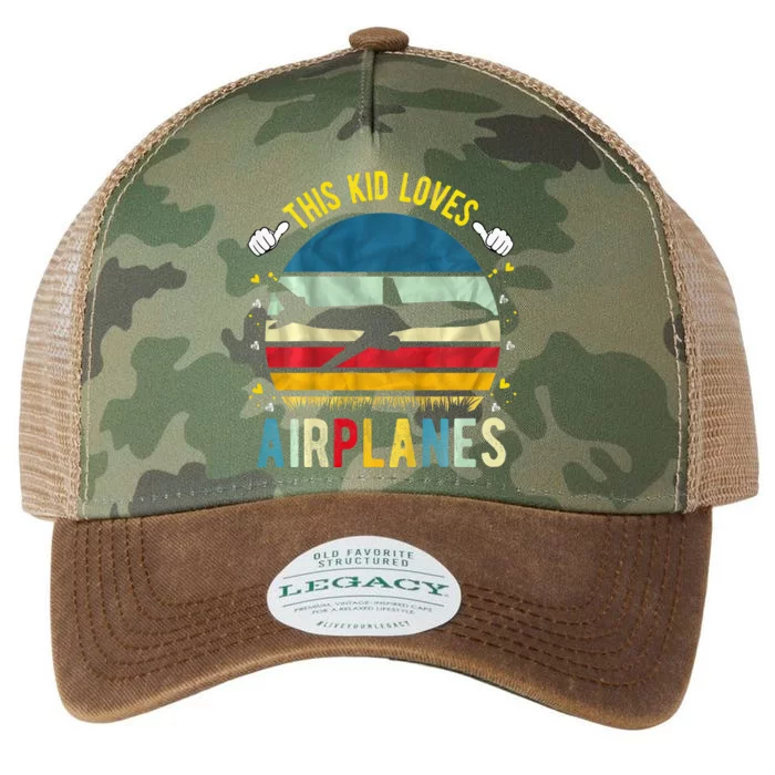 This Loves Airplanes Legacy Tie Dye Trucker Hat