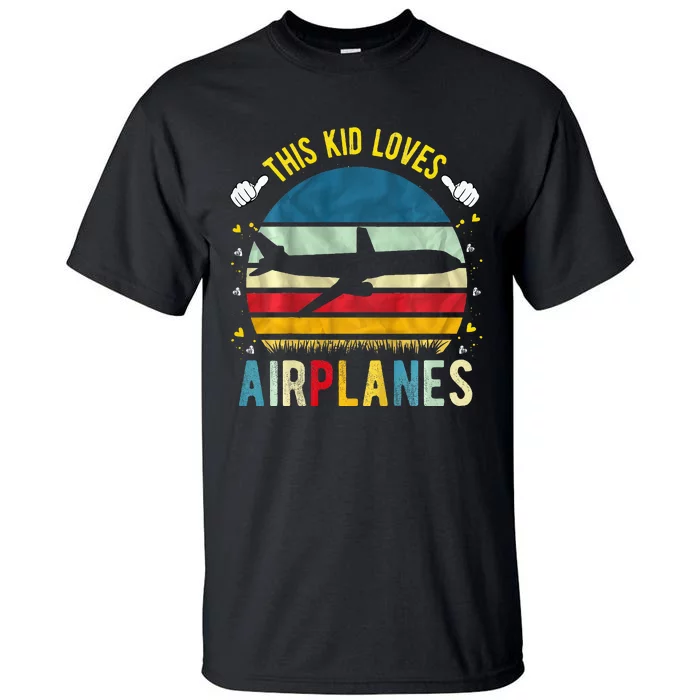 This Loves Airplanes Tall T-Shirt