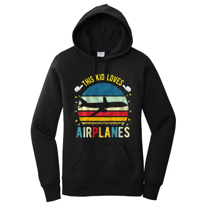 This Loves Airplanes Women's Pullover Hoodie