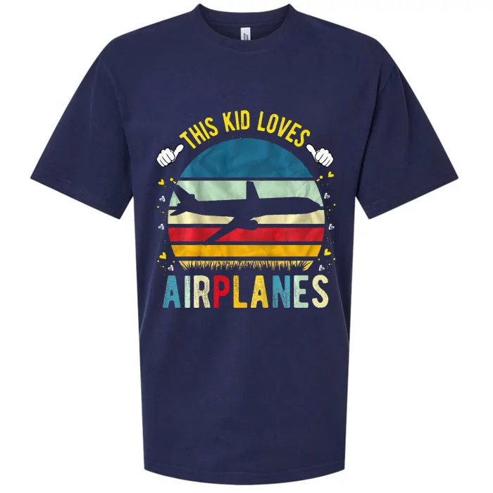 This Loves Airplanes Sueded Cloud Jersey T-Shirt