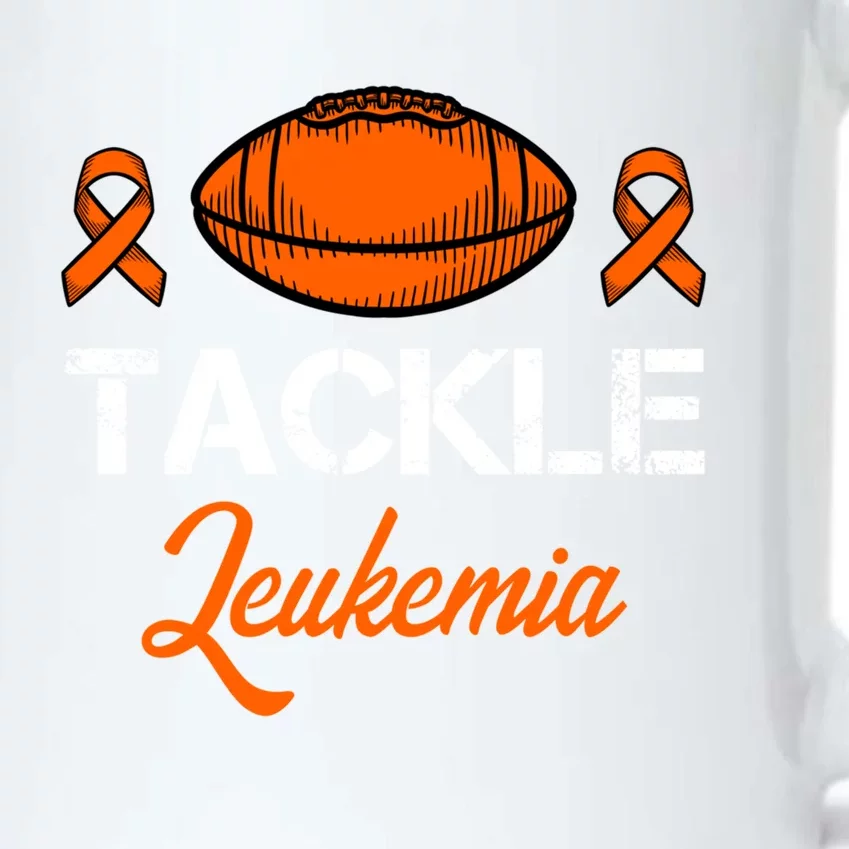 Tackle Leukemia Awareness Month Orange Ribbon Football Gift Great Gift Black Color Changing Mug