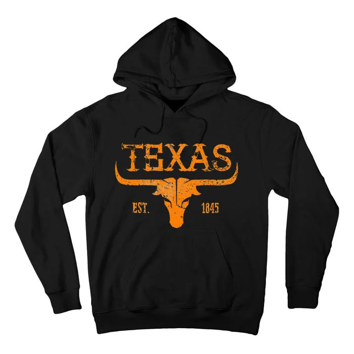 Texas Longhorn Austin Pride Vintage Beauty Tall Hoodie