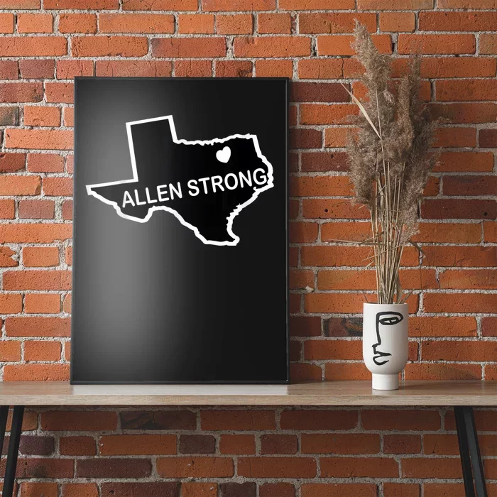 Texas Love Allen Strong Poster