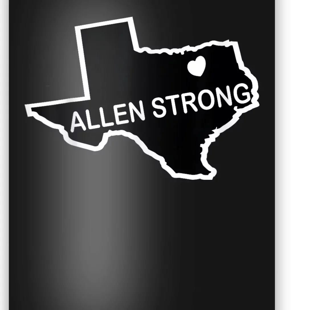 Texas Love Allen Strong Poster