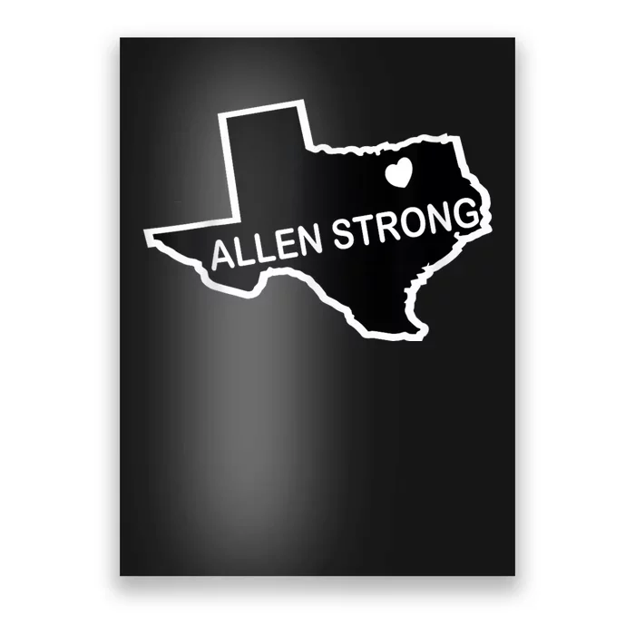 Texas Love Allen Strong Poster