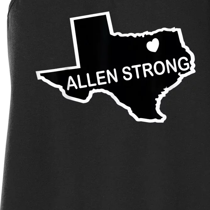 Texas Love Allen Strong Women's Racerback Tank