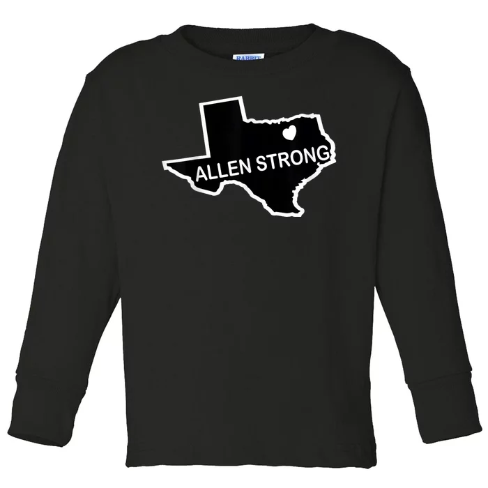 Texas Love Allen Strong Toddler Long Sleeve Shirt