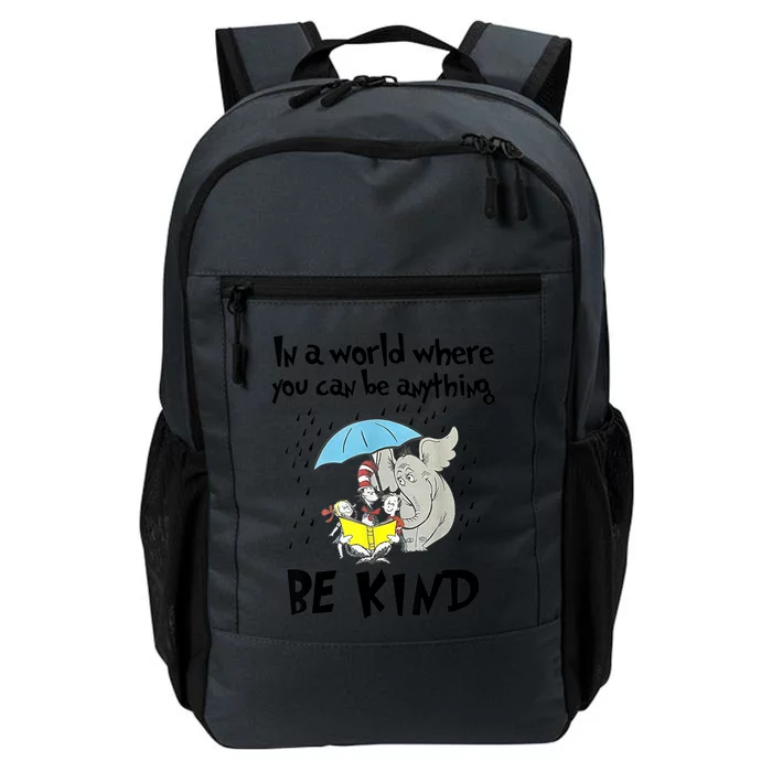 Teacher Life Be Kind Gift For Teacher Cat In Hat Daily Commute Backpack