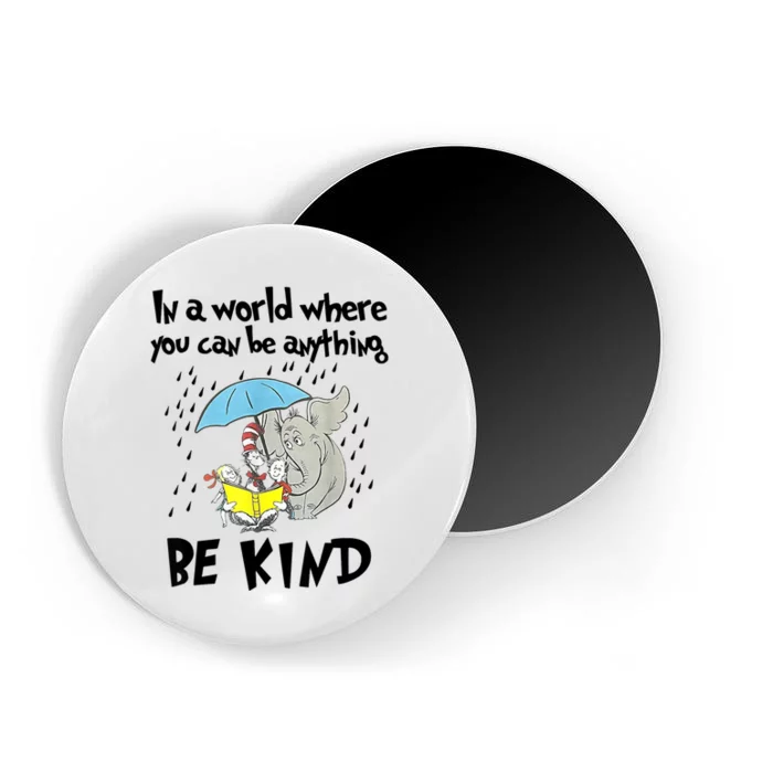 Teacher Life Be Kind Gift For Teacher Cat In Hat Magnet