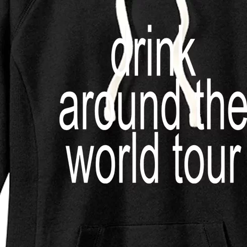 The Lost Bros Drink Around The World Brat Summer Women's Fleece Hoodie