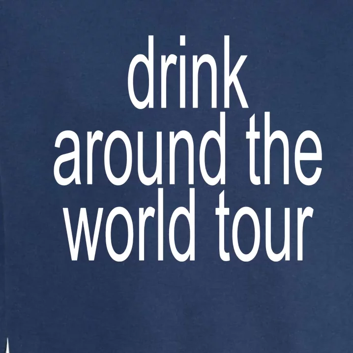 The Lost Bros Drink Around The World Brat Summer Garment-Dyed Sweatshirt