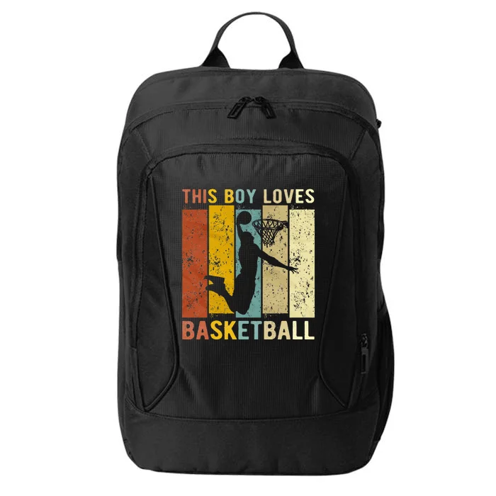 This  Loves Basketball Boys Basketball City Backpack