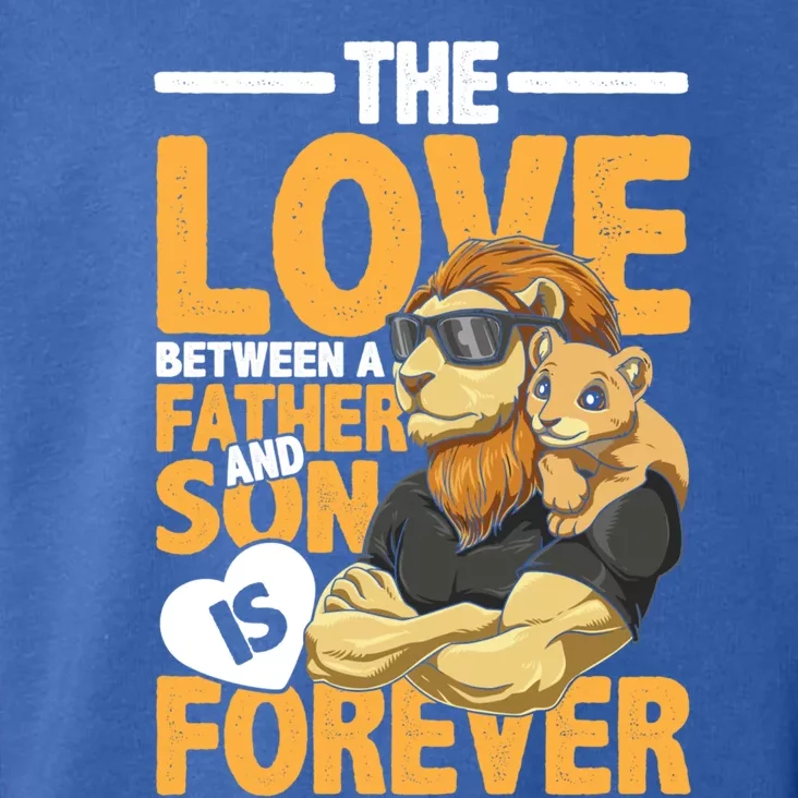 The Love Between A Father And Son Is Forever Gift Toddler Hoodie