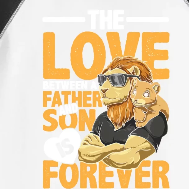 The Love Between A Father And Son Is Forever Gift Toddler Fine Jersey T-Shirt