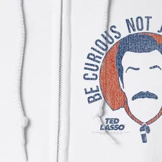 Ted L.A.S.S.O Be Curious Not Judgemental Full Zip Hoodie