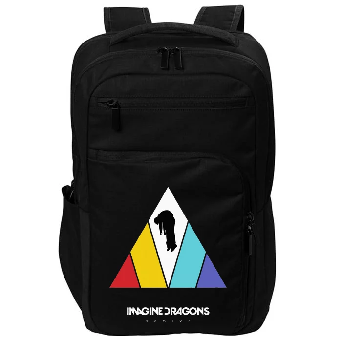 Triangle Logo Black Impact Tech Backpack