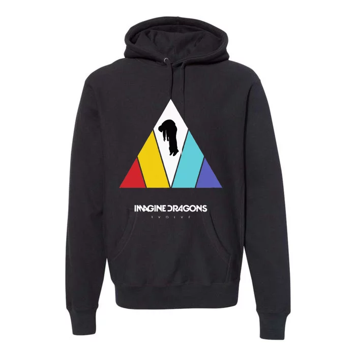 Triangle Logo Black Premium Hoodie