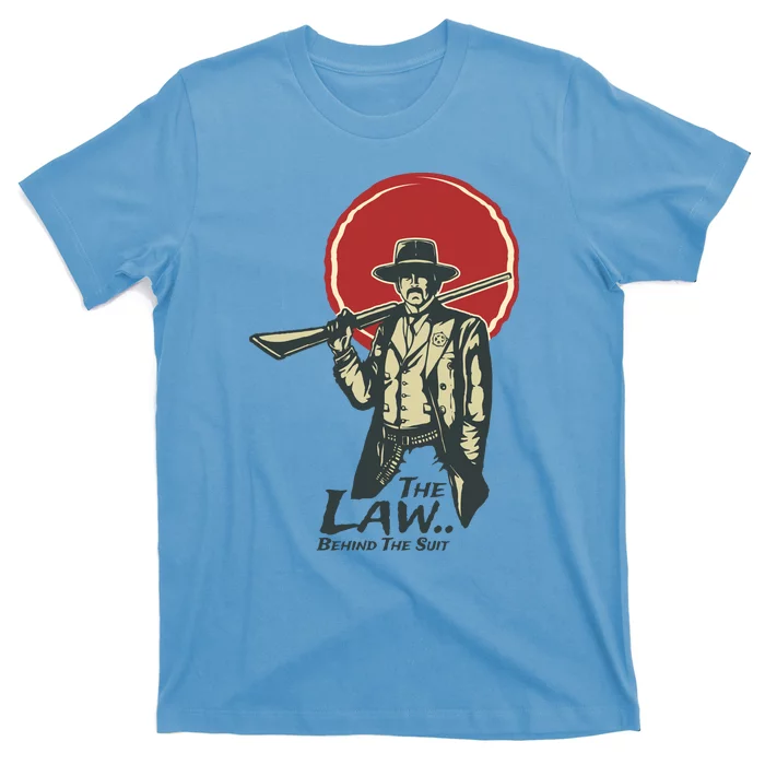 The Law Behind The Suit Retro Cowboy T-Shirt