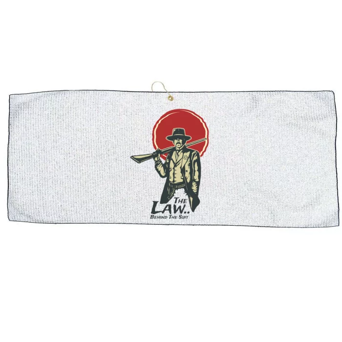 The Law Behind The Suit Retro Cowboy Large Microfiber Waffle Golf Towel