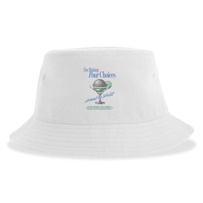 The Lost Bros IM Making Your Choices Around The World Sustainable Bucket Hat