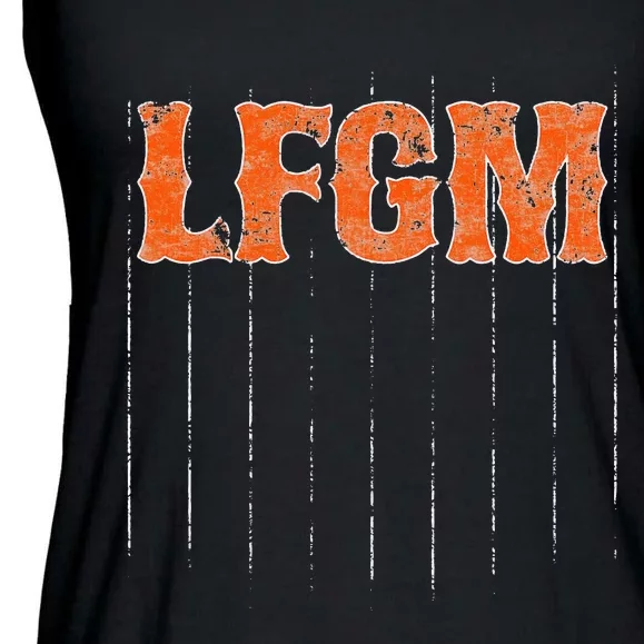 The LFGM Baseball Ladies Essential Flowy Tank