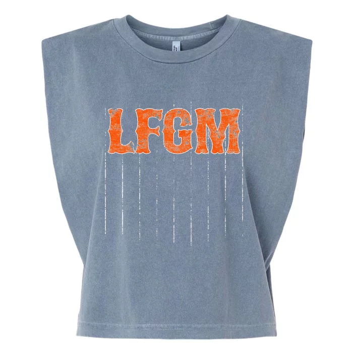 The LFGM Baseball Garment-Dyed Women's Muscle Tee