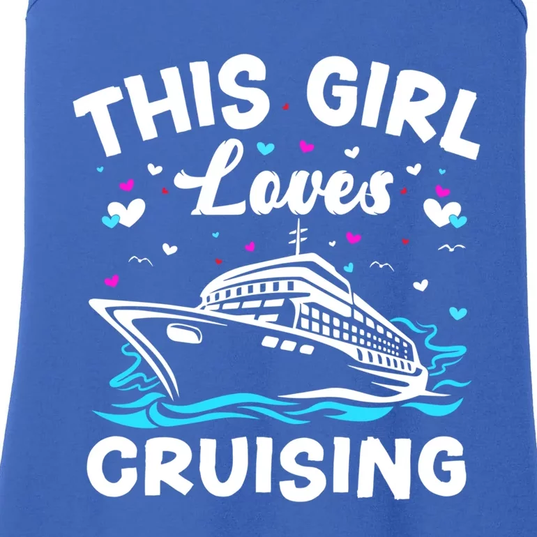 This Loves Cruising Cruise Ship Trip Funny Gift Ladies Essential Tank