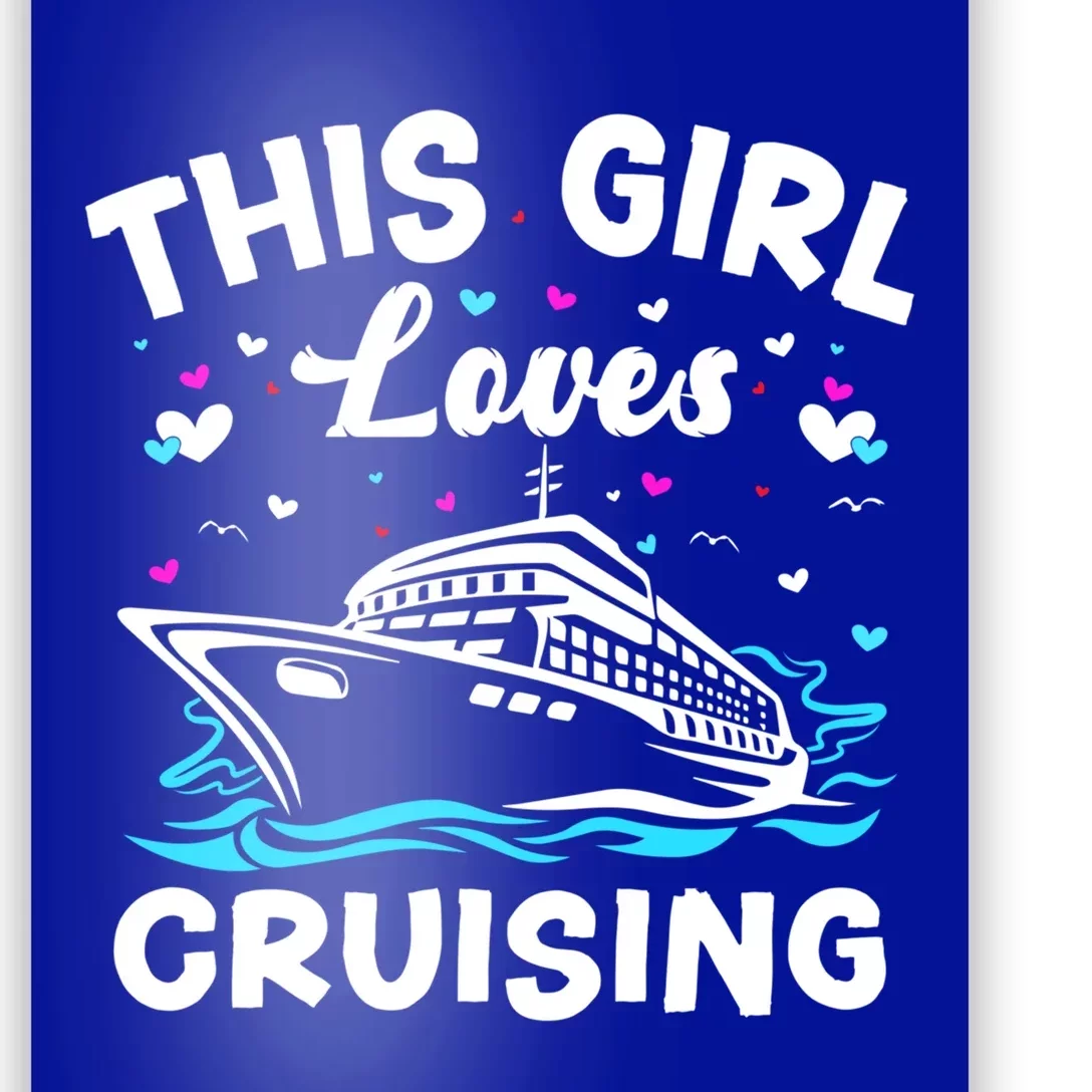 This Loves Cruising Cruise Ship Trip Funny Gift Poster