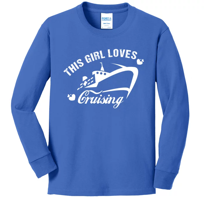 This Loves Cruising For Cruise Ship Trip Vacation Lover Gift Kids Long Sleeve Shirt