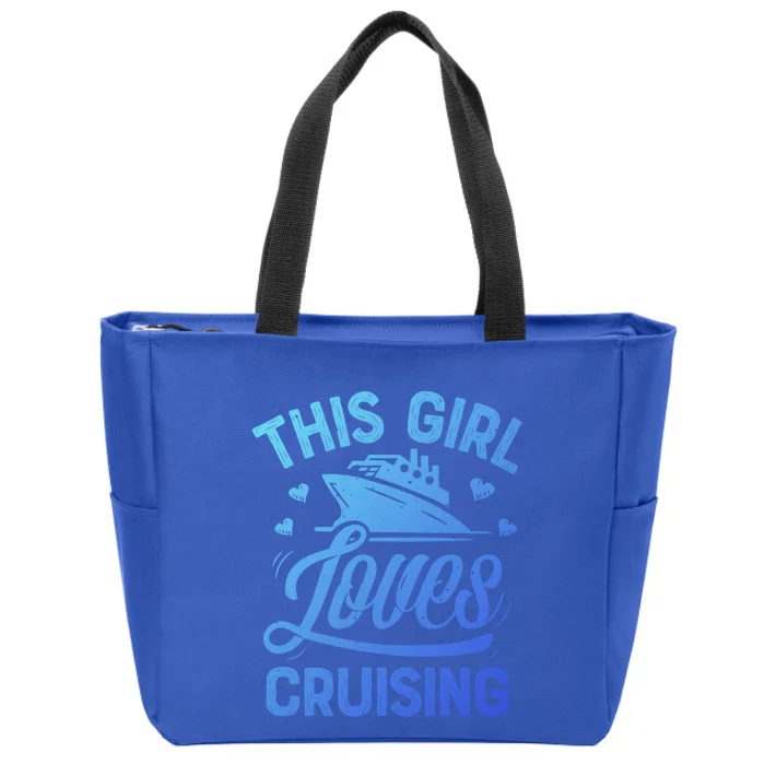 This Loves Cruising Gift Cruise Ship Lover Zip Tote Bag