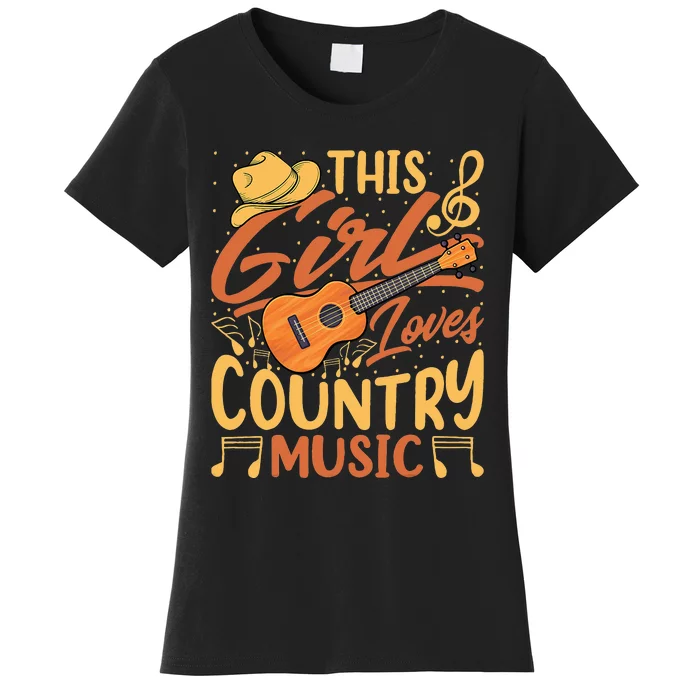 This  Loves Country Music Vintage  Lover Western Women's T-Shirt