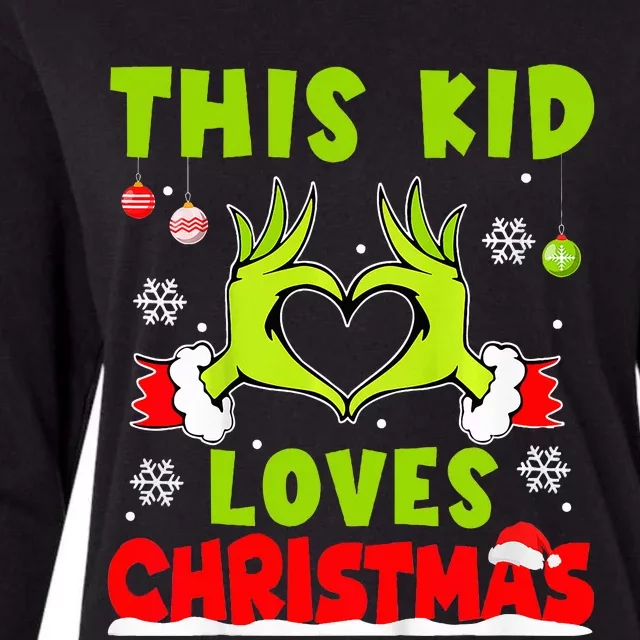 This Loves Christmas Xmas Pajama Womens Cotton Relaxed Long Sleeve T-Shirt